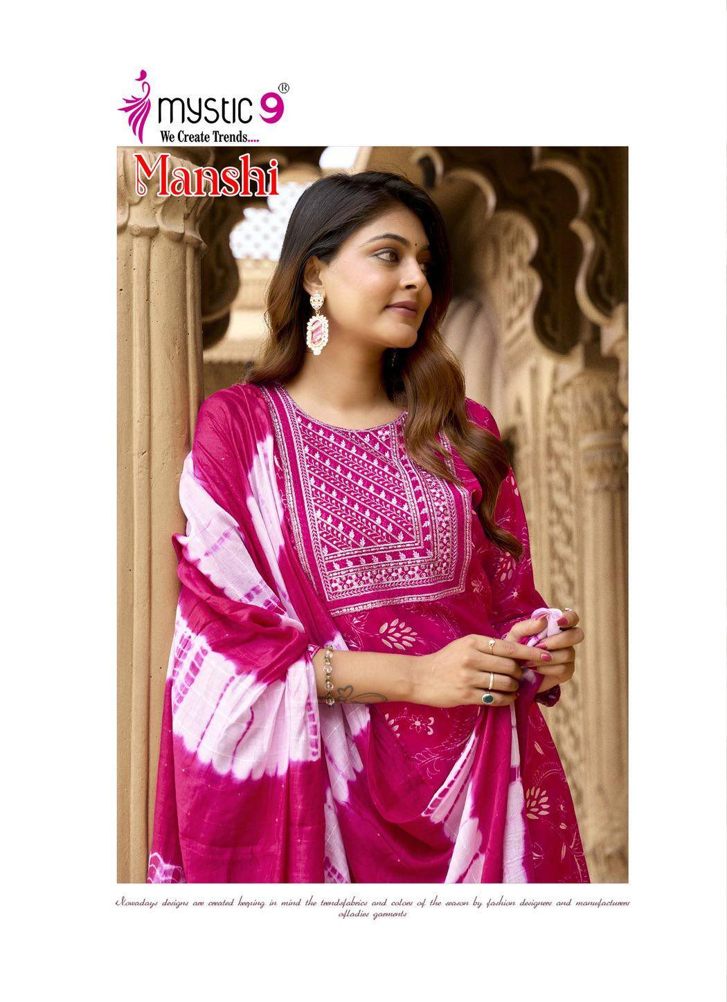 Mystic9 manshi vol 1 kurti ladies fashion wholesale